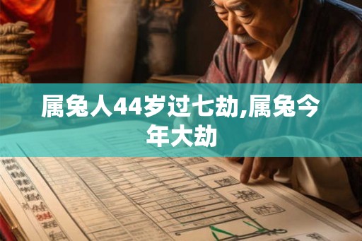 属兔人44岁过七劫,属兔今年大劫 属兔人44岁过七劫,属兔今年大劫