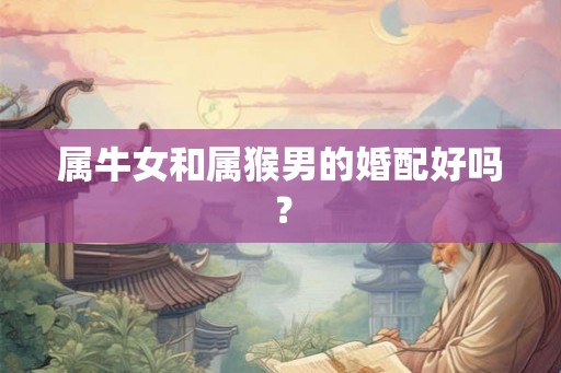 属牛女和属猴男的婚配好吗? 属牛女和属猴男的婚配好吗?