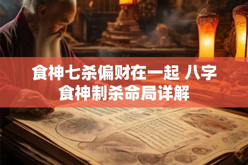食神七杀偏财在一起 八字食神制杀命局详解