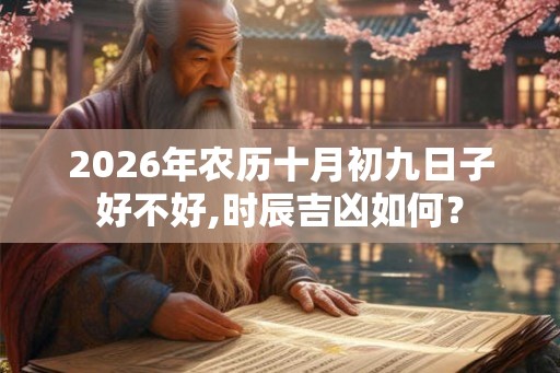 2026年农历十月初九日子好不好,时辰吉凶如何？