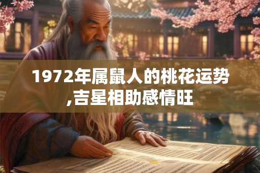 1972年属鼠人的桃花运势,吉星相助感情旺