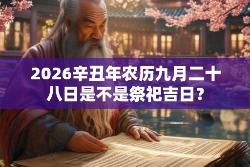 2026辛丑年农历九月二十八日是不是祭祀吉日? 2026辛丑年农历九月二十八日是不是祭祀吉日?