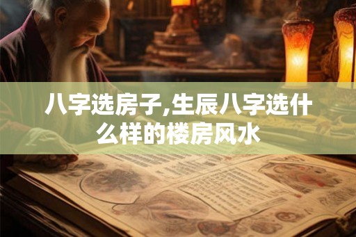八字选房子,生辰八字选什么样的楼房风水