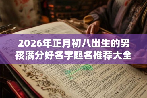 2026年正月初八出生的男孩满分好名字起名推荐大全