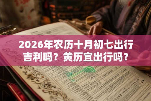 2026年农历十月初七出行吉利吗？黄历宜出行吗？