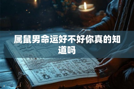 属鼠男命运好不好你真的知道吗