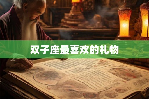 双子座最喜欢的礼物 双子座最喜欢的礼物