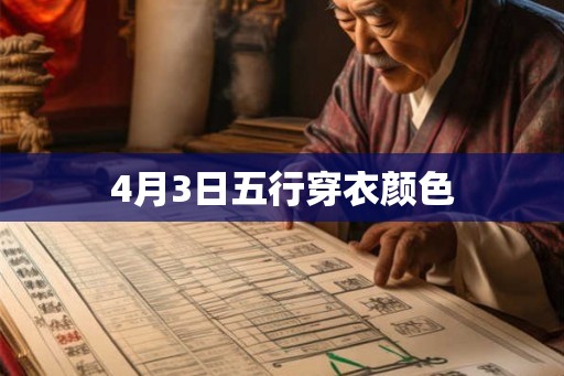 4月3日五行穿衣颜色