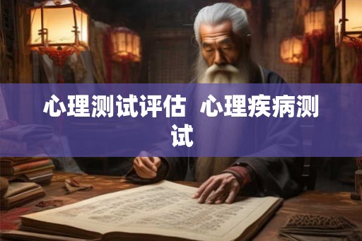 心理测试评估  心理疾病测试