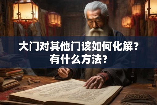 大门对其他门该如何化解？有什么方法？