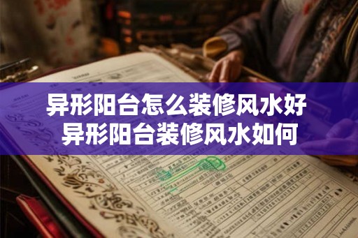 异形阳台怎么装修风水好 异形阳台装修风水如何