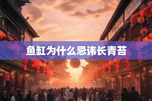 鱼缸为什么忌讳长青苔