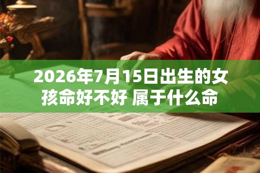 2026年7月15日出生的女孩命好不好 属于什么命 2026年7月15日出生的女孩命好不好 属于什么命
