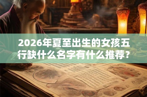 2026年夏至出生的女孩五行缺什么名字有什么推荐？