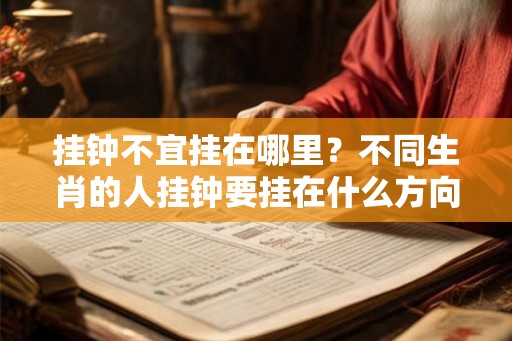 挂钟不宜挂在哪里？不同生肖的人挂钟要挂在什么方向？