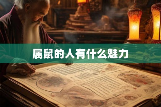 属鼠的人有什么魅力