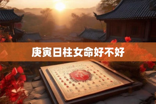 庚寅日柱女命好不好