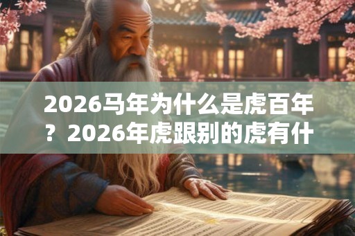 2026马年为什么是虎百年？2026年虎跟别的虎有什么不同？