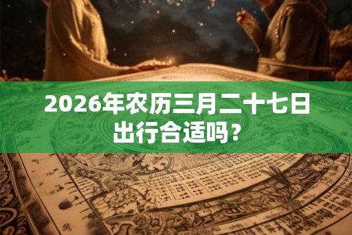 2026年农历三月二十七日出行合适吗? 2026年农历三月二十七日出行合适吗?