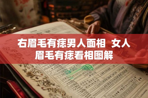 右眉毛有痣男人面相 女人眉毛有痣看相图解 右眉毛有痣男人面相 女人眉毛有痣看相图解