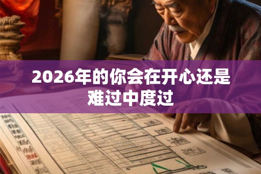 2026年的你会在开心还是难过中度过