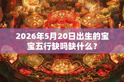 2026年5月20日出生的宝宝五行缺吗缺什么？