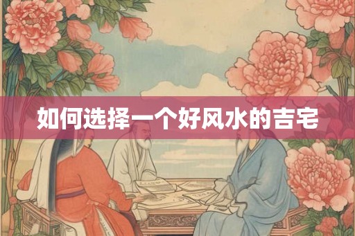 如何选择一个好风水的吉宅