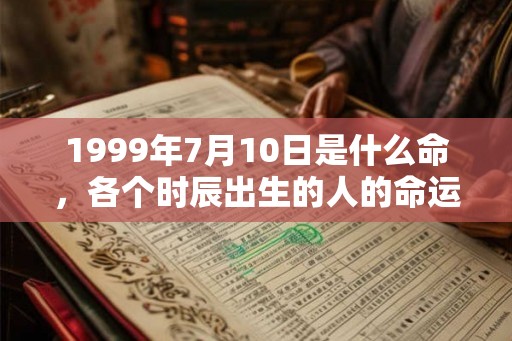 1999年7月10日是什么命，各个时辰出生的人的命运