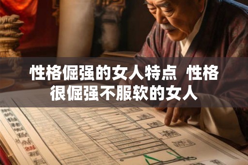 性格倔强的女人特点  性格很倔强不服软的女人