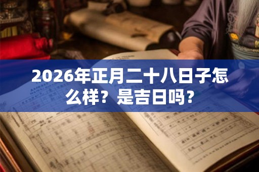 2026年正月二十八日子怎么样？是吉日吗？
