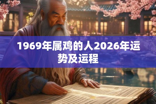 1969年属鸡的人2026年运势及运程