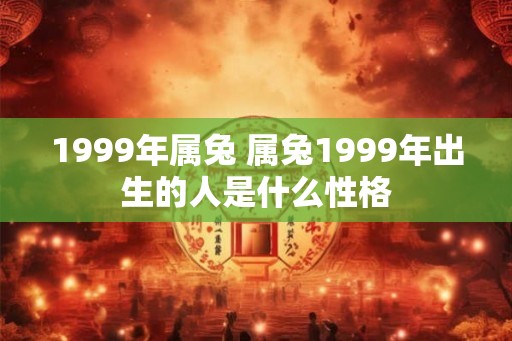 1999年属兔 属兔1999年出生的人是什么性格