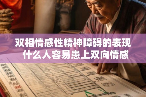双相情感性精神障碍的表现  什么人容易患上双向情感障碍