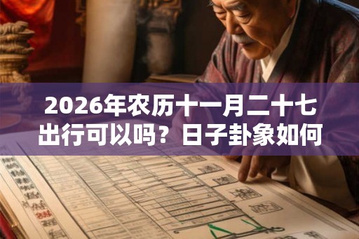2026年农历十一月二十七出行可以吗?日子卦象如何? 2026年农历十一月二十七出行可以吗?日子卦象如何?