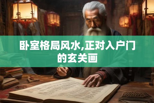 卧室格局风水,正对入户门的玄关画