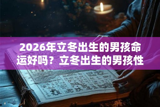 2026年立冬出生的男孩命运好吗？立冬出生的男孩性格如何？