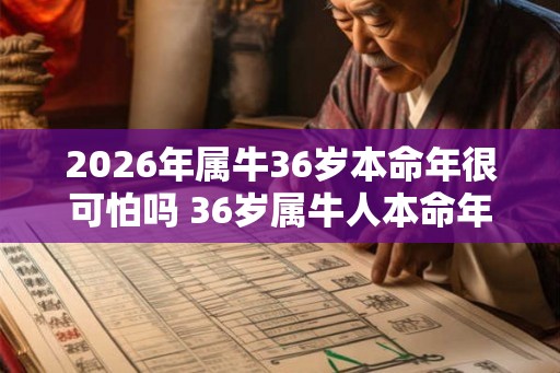 2026年属牛36岁本命年很可怕吗 36岁属牛人本命年要注意什么
