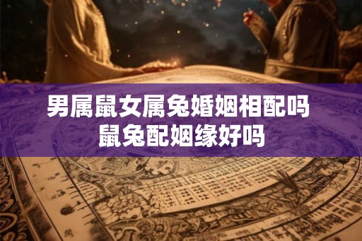 男属鼠女属兔婚姻相配吗 鼠兔配姻缘好吗
