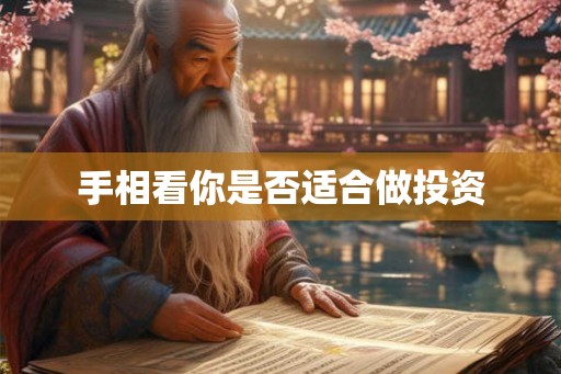 手相看你是否适合做投资