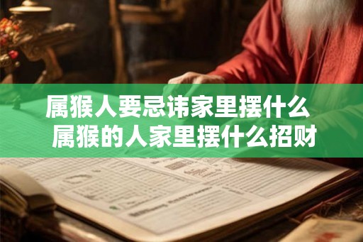 属猴人要忌讳家里摆什么  属猴的人家里摆什么招财