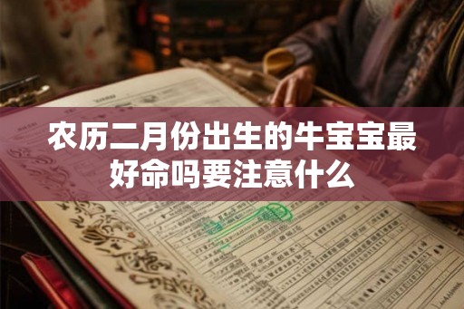 农历二月份出生的牛宝宝最好命吗要注意什么