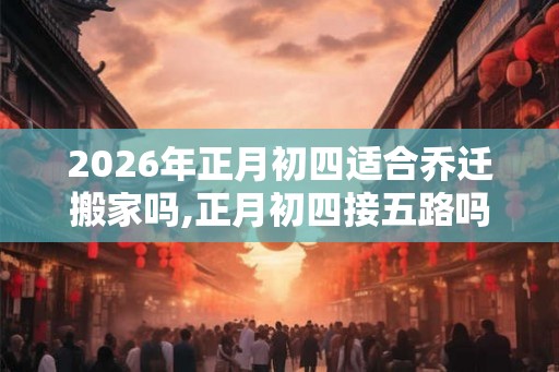 2026年正月初四适合乔迁搬家吗,正月初四接五路吗
