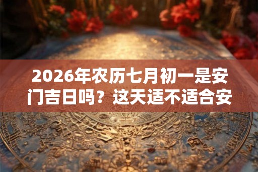 2026年农历七月初一是安门吉日吗？这天适不适合安门？
