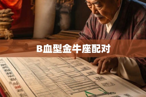 B血型金牛座配对
