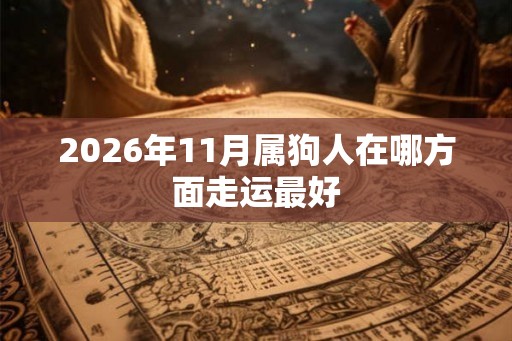 2026年11月属狗人在哪方面走运最好