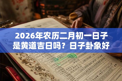 2026年农历二月初一日子是黄道吉日吗?日子卦象好吗? 2026年农历二月初一日子是黄道吉日吗?日子卦象好吗?