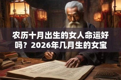 农历十月出生的女人命运好吗？2026年几月生的女宝宝最好