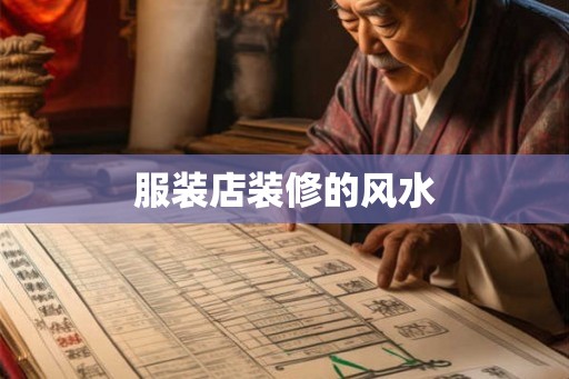 服装店装修的风水