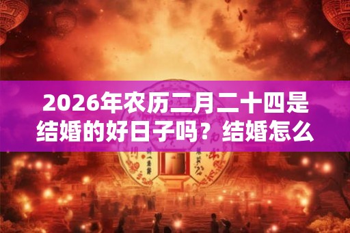 2026年农历二月二十四是结婚的好日子吗?结婚怎么看吉日? 2026年农历二月二十四是结婚的好日子吗?结婚怎么看吉日?