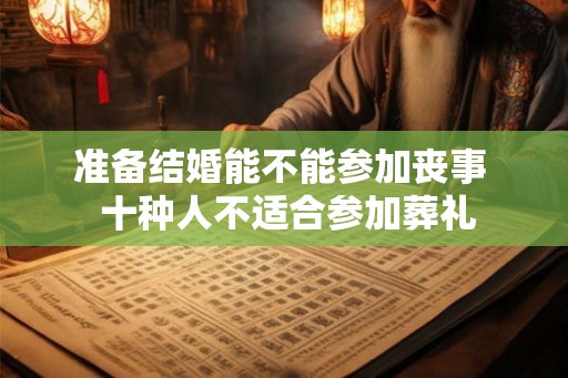 准备结婚能不能参加丧事 十种人不适合参加葬礼 准备结婚能不能参加丧事 十种人不适合参加葬礼